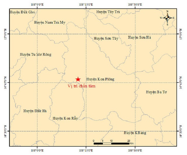 Thủ tướng chỉ đạo ứng phó, khắc phục hậu quả động đất tại Kon Tum