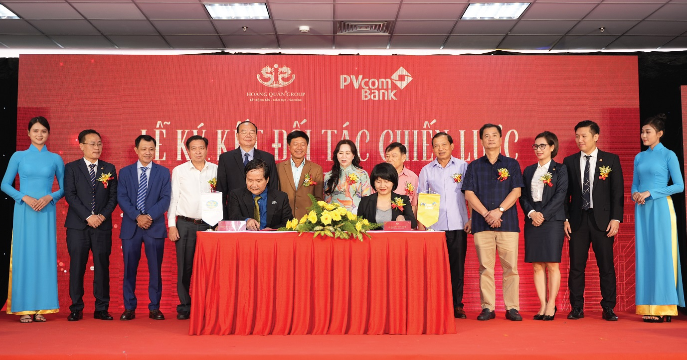 Dự án nhà ở xã hội: PVcomBank ký kết hợp tác với Tập đoàn Hoàng Quân