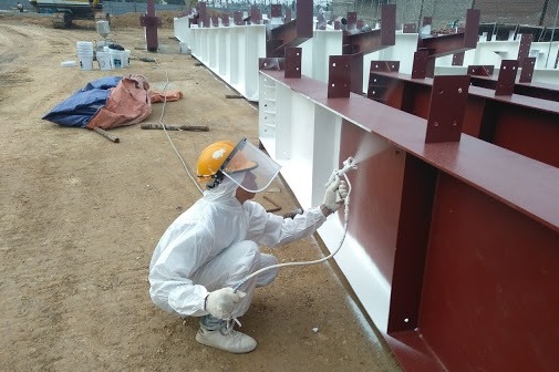 Sơn chống cháy bảo vệ công trình xây dựng - Ảnh 2.