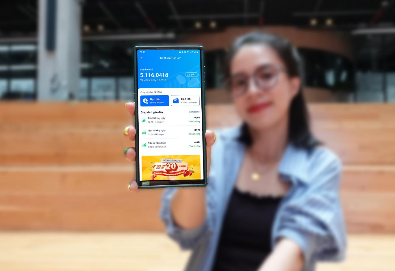 Tài khoản tích lũy trên ZaloPay nâng tỉ suất sinh lời lên đến 6%/năm - Ảnh 1.