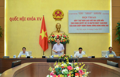 Lấy ý kiến nhân dân về dự thảo Luật Đất đai - Ảnh 1.