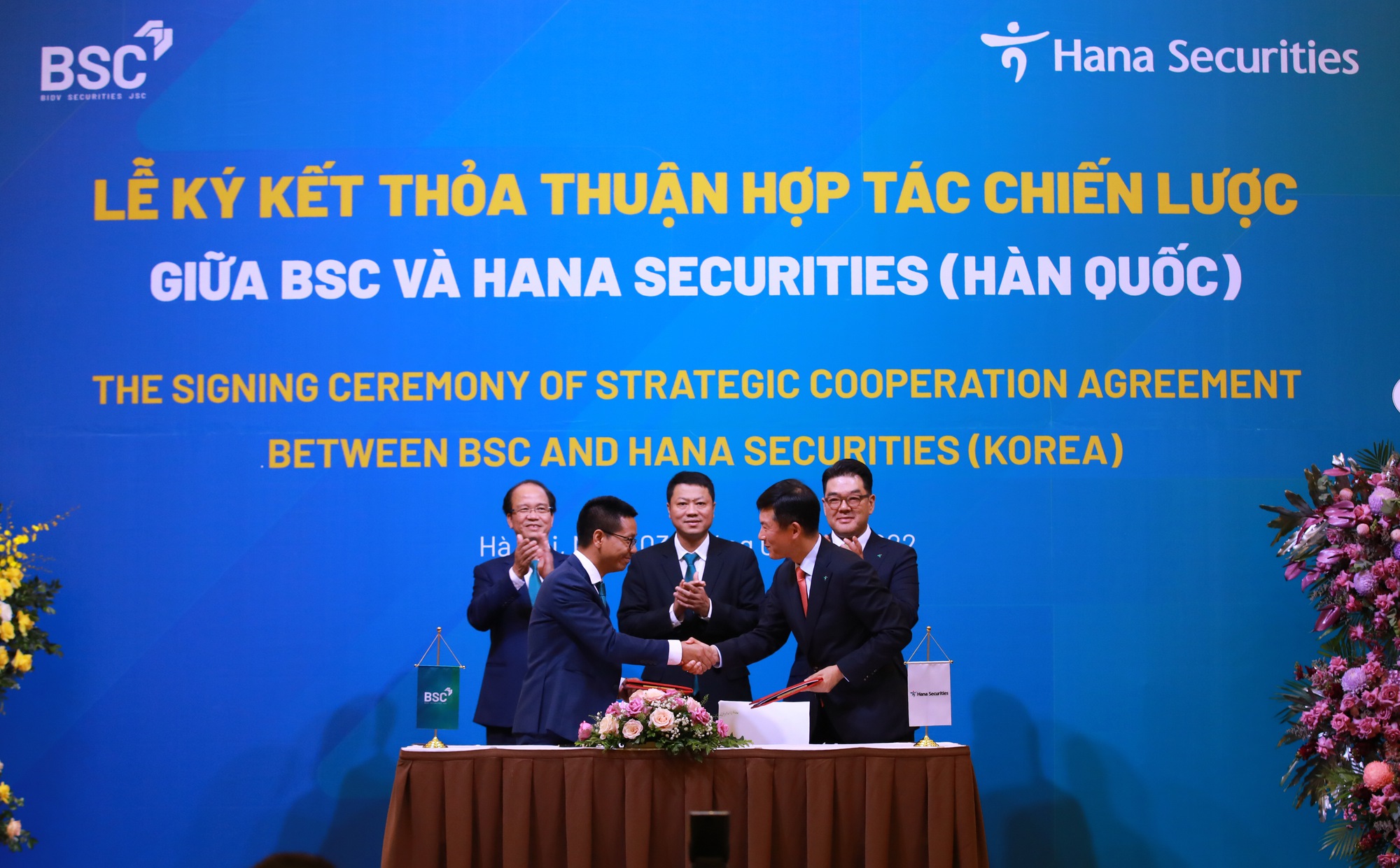 BSC v&agrave; HSC (H&agrave;n Quốc) k&yacute; kết thỏa thuận hợp t&aacute;c chiến lược - Ảnh 1.