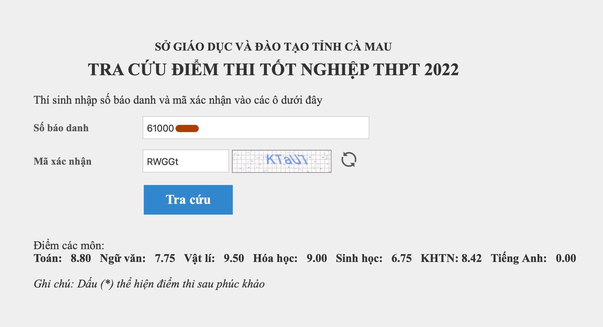 Sở GD-ĐT Cà Mau lên tiếng vụ thí sinh bị 0 điểm do ngủ quên khi thi THPT