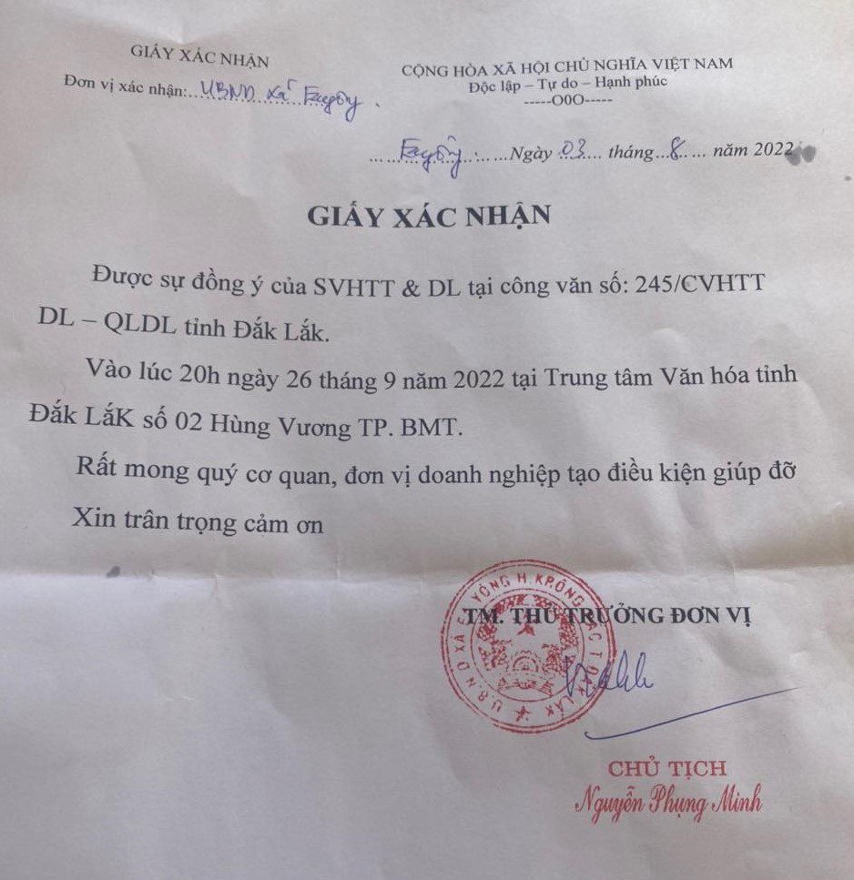 Yêu cầu dừng việc mang văn bản cơ quan nhà nước đi… bán vé xem ca nhạc