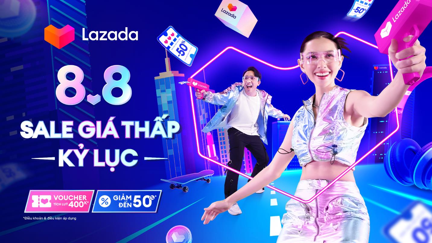 Chương trình khuyến mãi “8.8 – Sale Gấp Bội” của Lazada