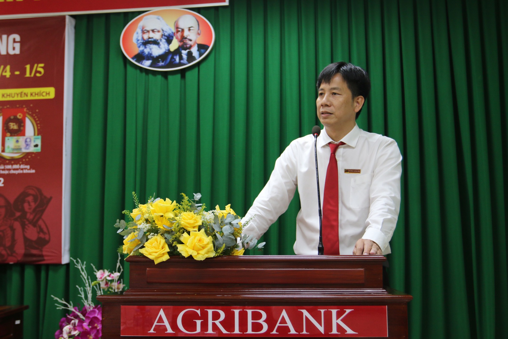 Agribank Cần Thơ II tổ chức lễ bốc thăm tr&uacute;ng thưởng chương tr&igrave;nh huy động tiết kiệm dự thưởng - Ảnh 1.