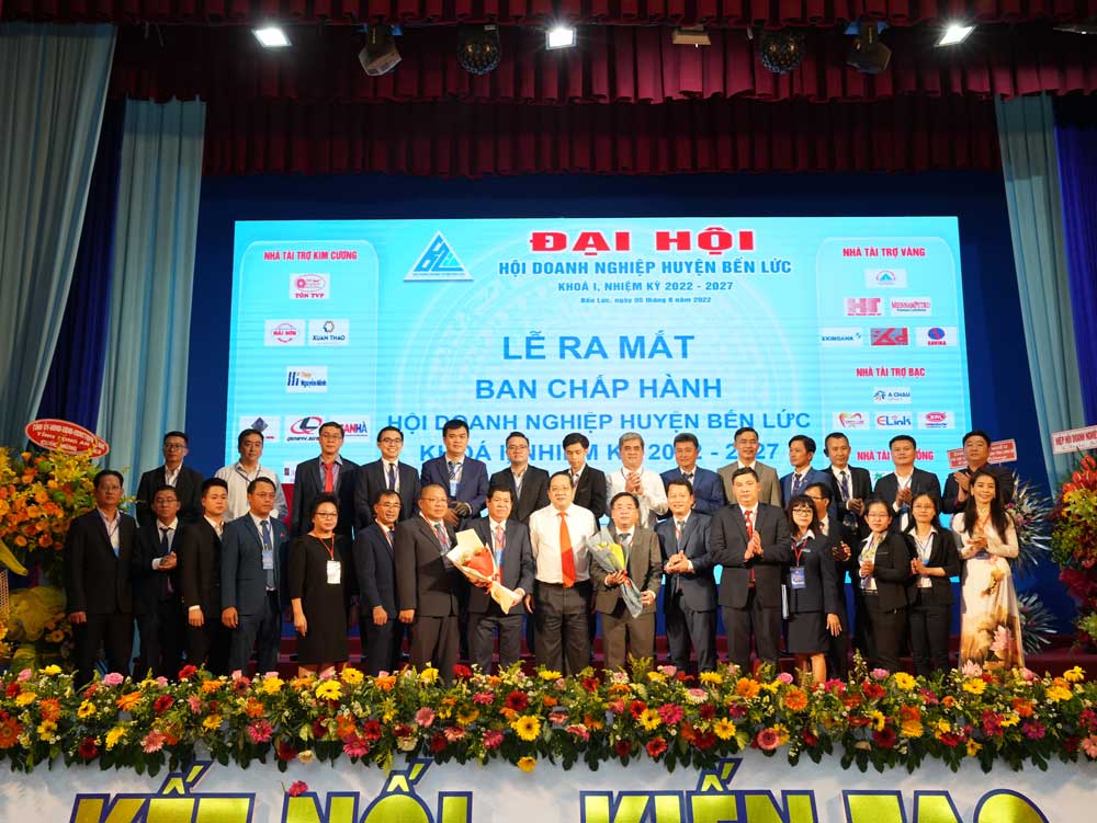 Đại hội Hội Doanh nghiệp huyện Bến Lức Khóa I thành công tốt đẹp - Ảnh 1.