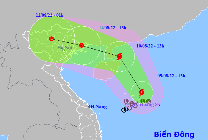 &Aacute;p thấp nhiệt đới mạnh l&ecirc;n th&agrave;nh b&atilde;o Mulan, Bắc Bộ mưa lớn - Ảnh 1.