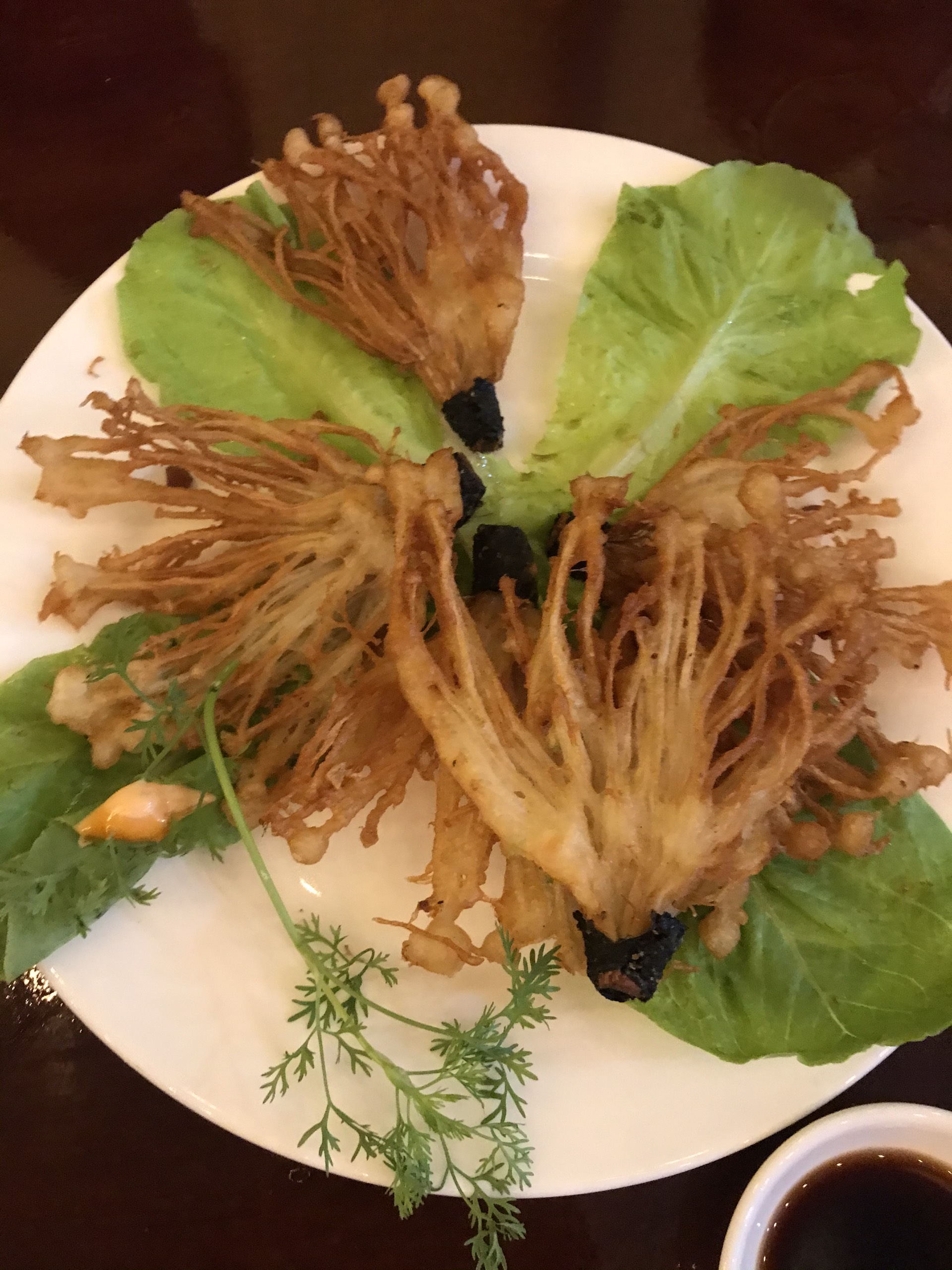 Nấm kim châm, nấm bào ngư chiên giòn - Ảnh 3.