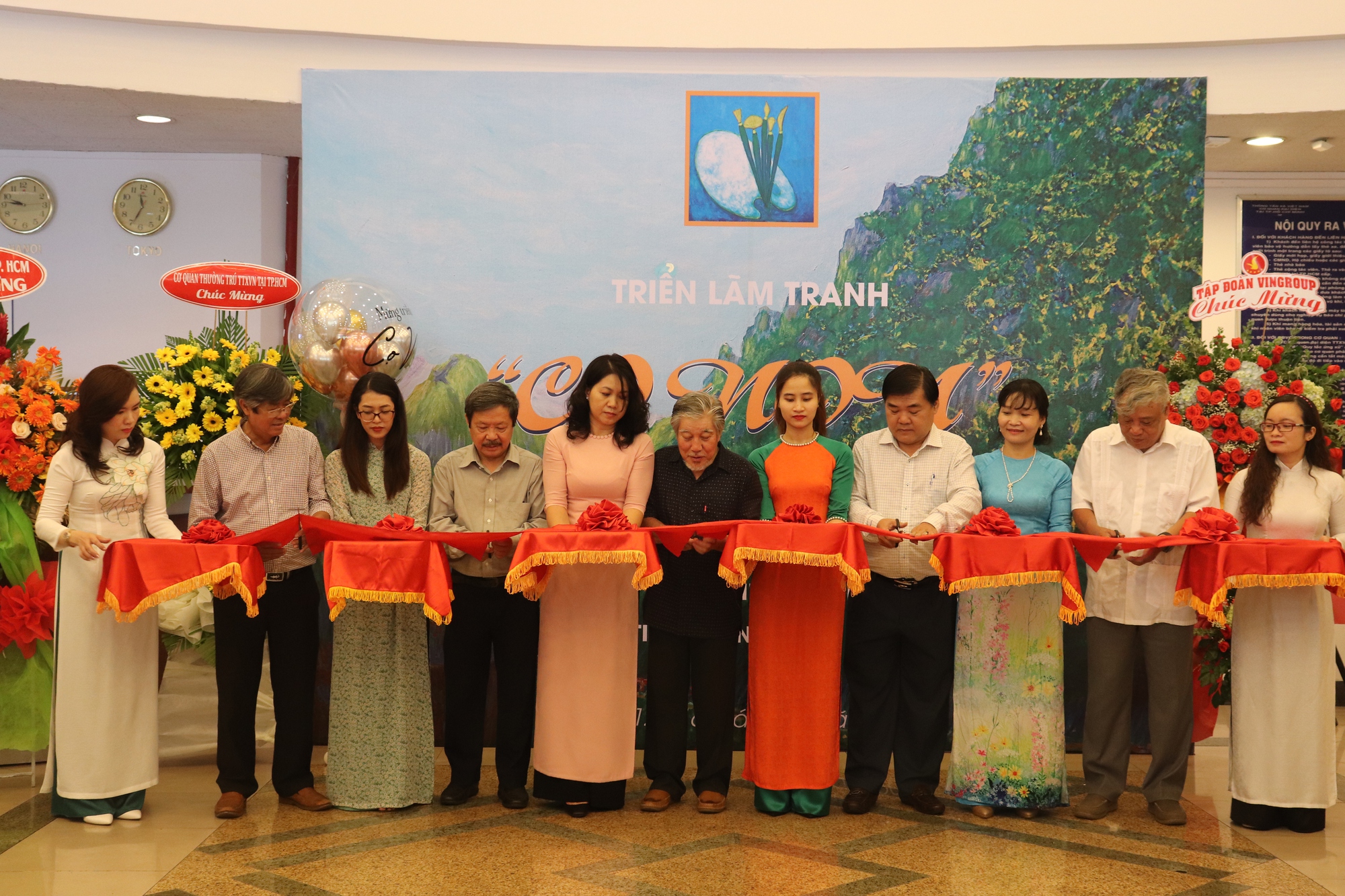 Triển l&atilde;m Cọ non kỷ niệm 77 năm th&agrave;nh lập Th&ocirc;ng tấn x&atilde; Việt Nam - Ảnh 1.