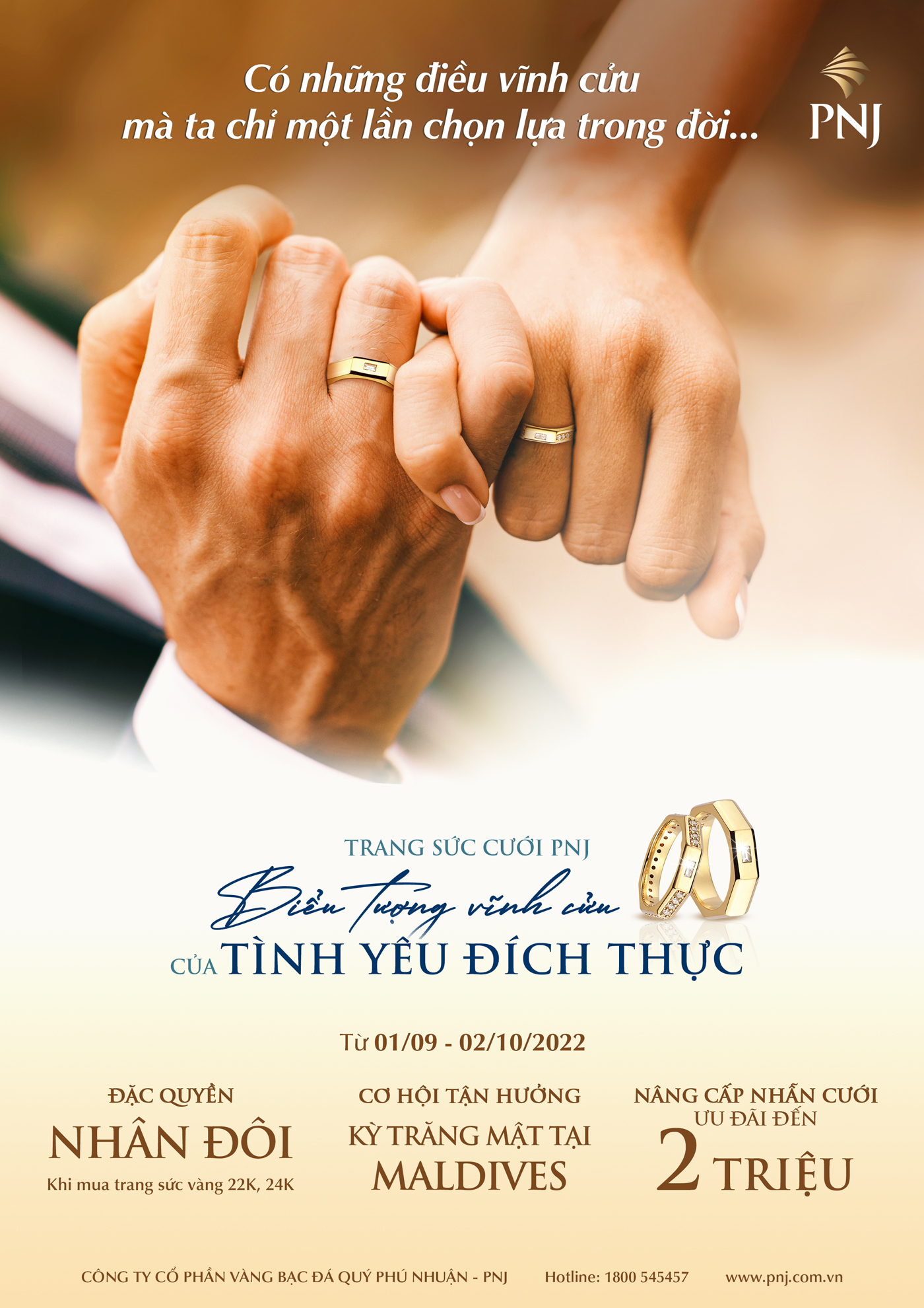 Trang sức cưới PNJ - Biểu tượng vĩnh cửu của tình yêu đích thực - Ảnh 3.