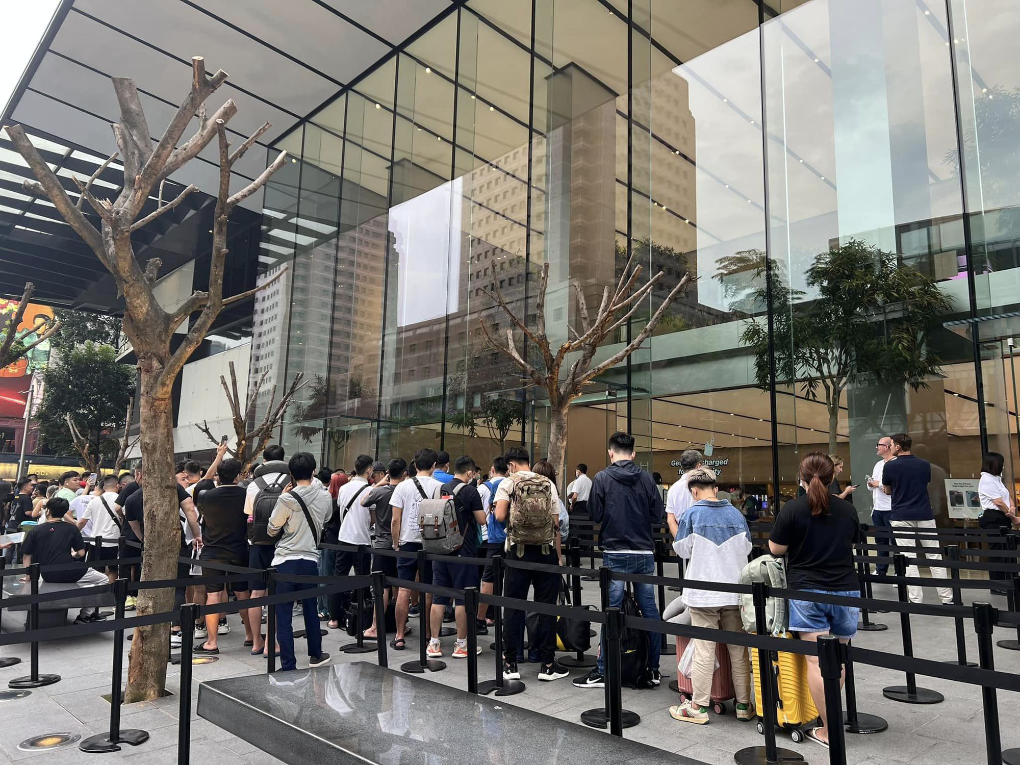 Nhiều người Việt xếp hàng mua iPhone 14 ở Thái Lan và Singapore