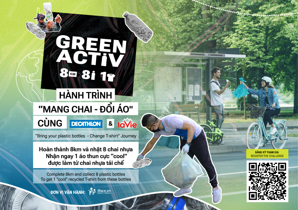 Cùng La Vie và Decathlon "Mang chai - Đổi áo"