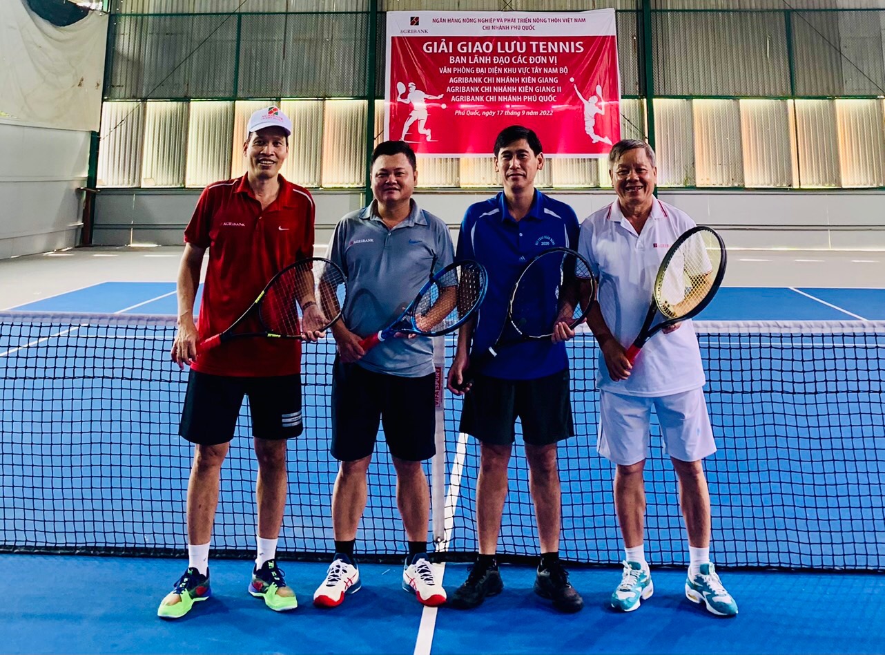 S&ocirc;i nổi giải giao lưu tennis Agribank Chi nh&aacute;nh Ph&uacute; Quốc - Ảnh 5.