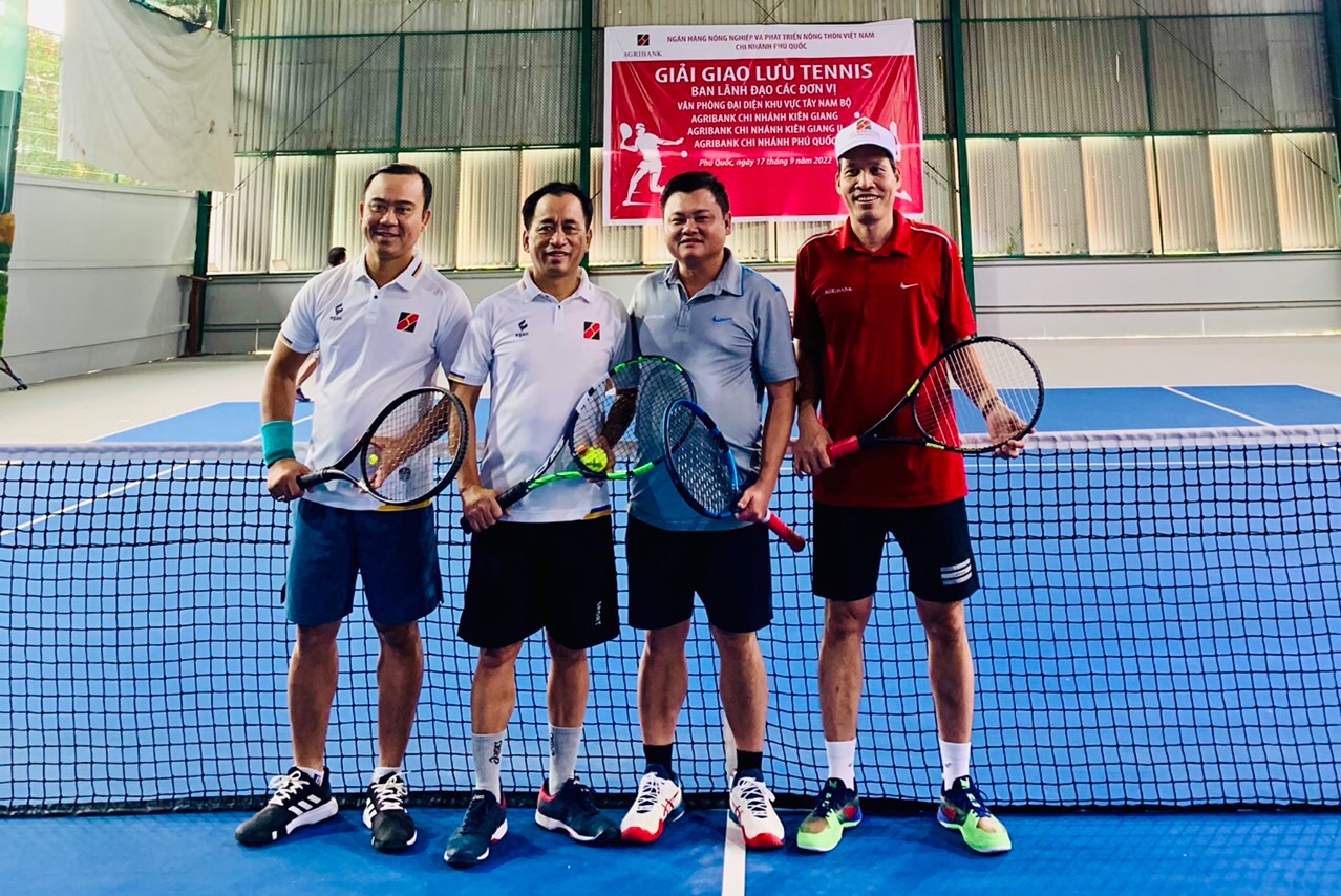 S&ocirc;i nổi giải giao lưu tennis Agribank Chi nh&aacute;nh Ph&uacute; Quốc - Ảnh 3.