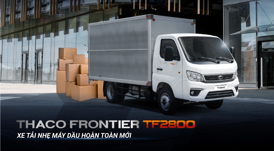 Thaco Frontier TF2800 - xe tải nhẹ m&aacute;y dầu ho&agrave;n to&agrave;n mới - Ảnh 1.