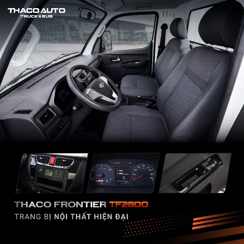 Thaco Frontier TF2800 - xe tải nhẹ m&aacute;y dầu ho&agrave;n to&agrave;n mới - Ảnh 2.