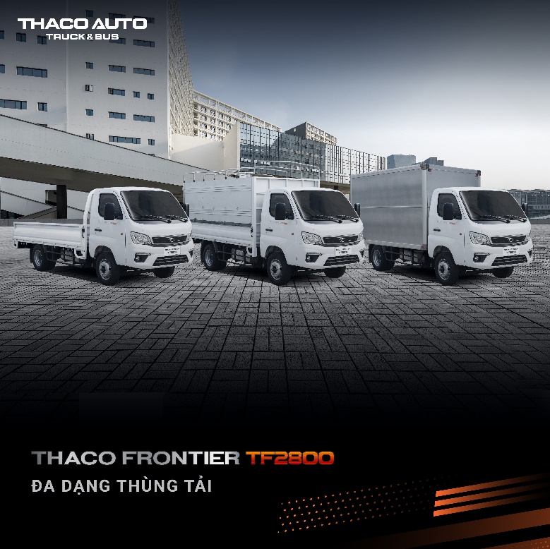 Thaco Frontier TF2800 - xe tải nhẹ m&aacute;y dầu ho&agrave;n to&agrave;n mới - Ảnh 4.