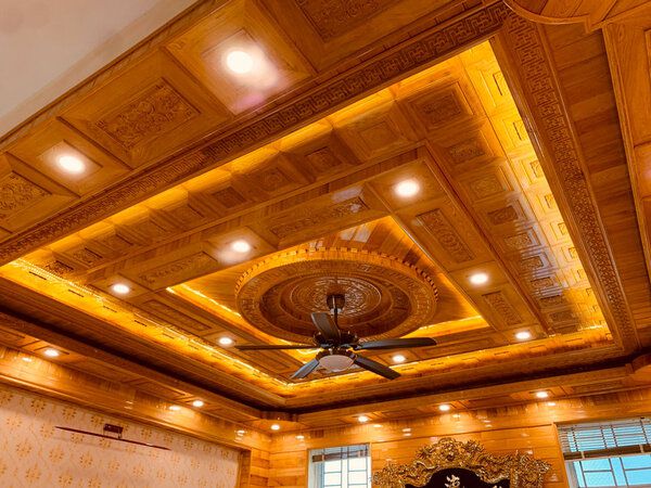 6 loại vật liệu làm trần nhà đẹp phổ biến hiện nay - Ảnh 2. 6 loại vật liệu làm trần nhà đẹp phổ biến hiện nay - Ảnh 2.