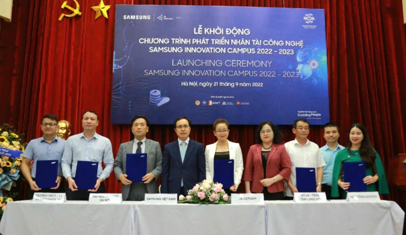 Samsung Innovation Campus 2022-2023: Nỗ lực phát triển nguồn nhân lực công nghệ chất lượng cao