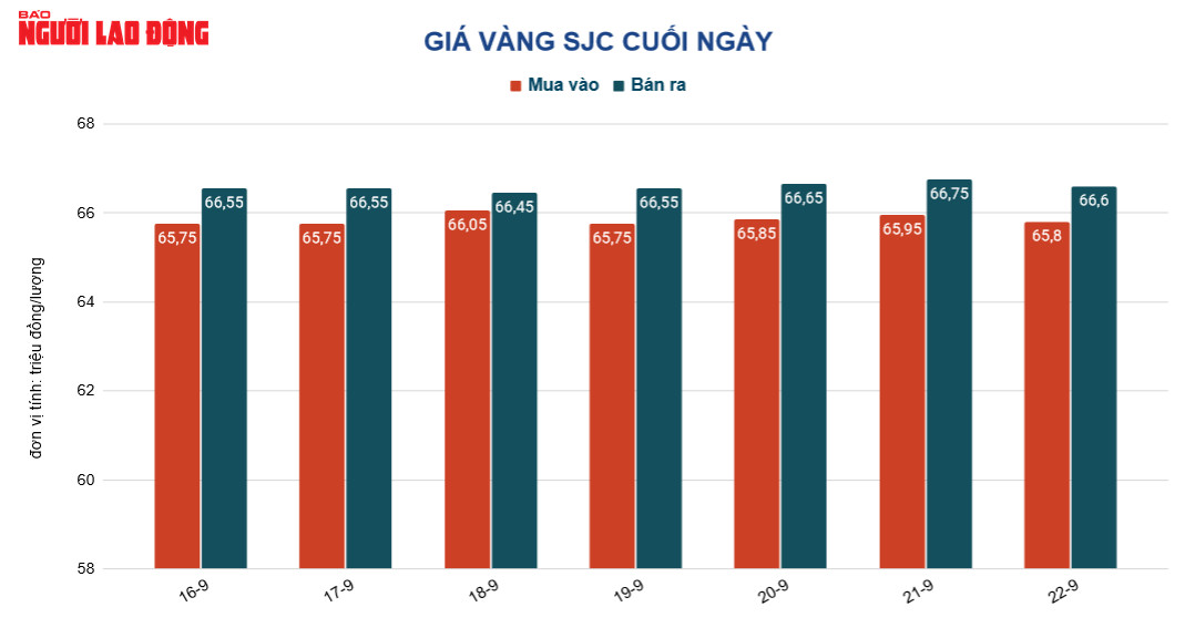 Giá vàng hôm nay 23-9: Đà tăng bị chặn lại, USD ồ ạt tăng giá - Ảnh 2.
