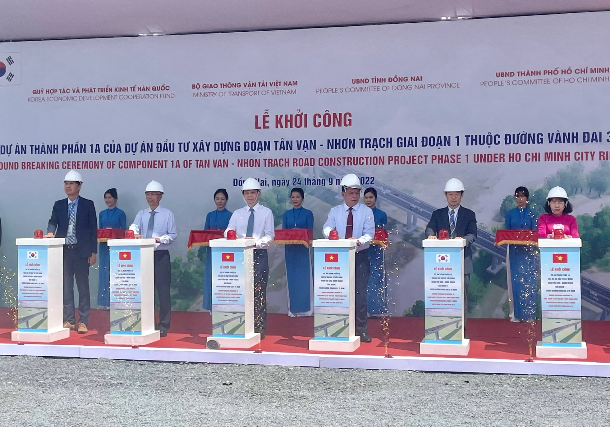 Khởi c&ocirc;ng đoạn T&acirc;n Vạn - Nhơn Trạch thuộc V&agrave;nh đai 3 TP HCM - Ảnh 1.