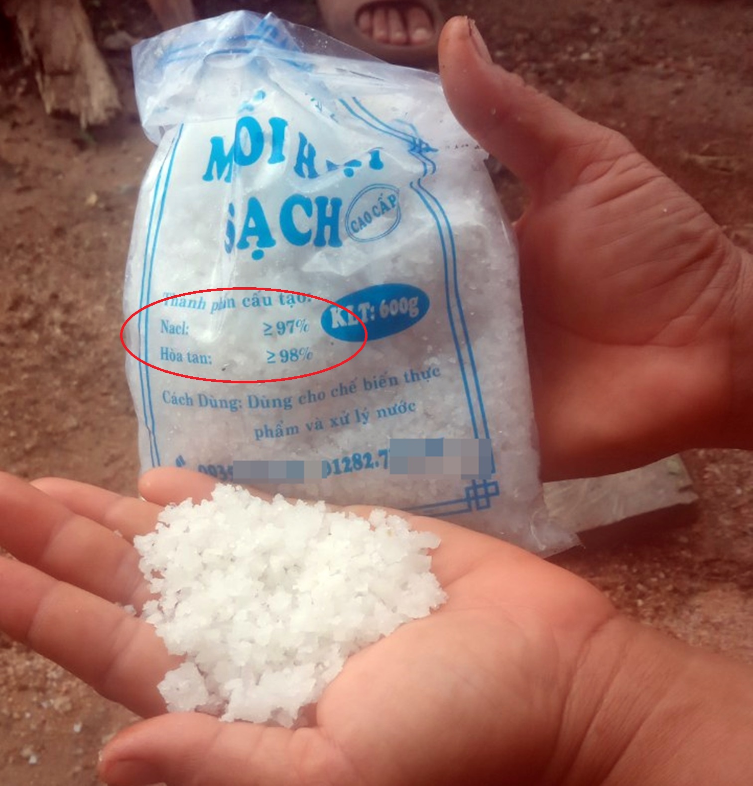 Bị ngừng hỗ trợ muối i-ốt, người nghèo dùng muối bẩn - Ảnh 2.