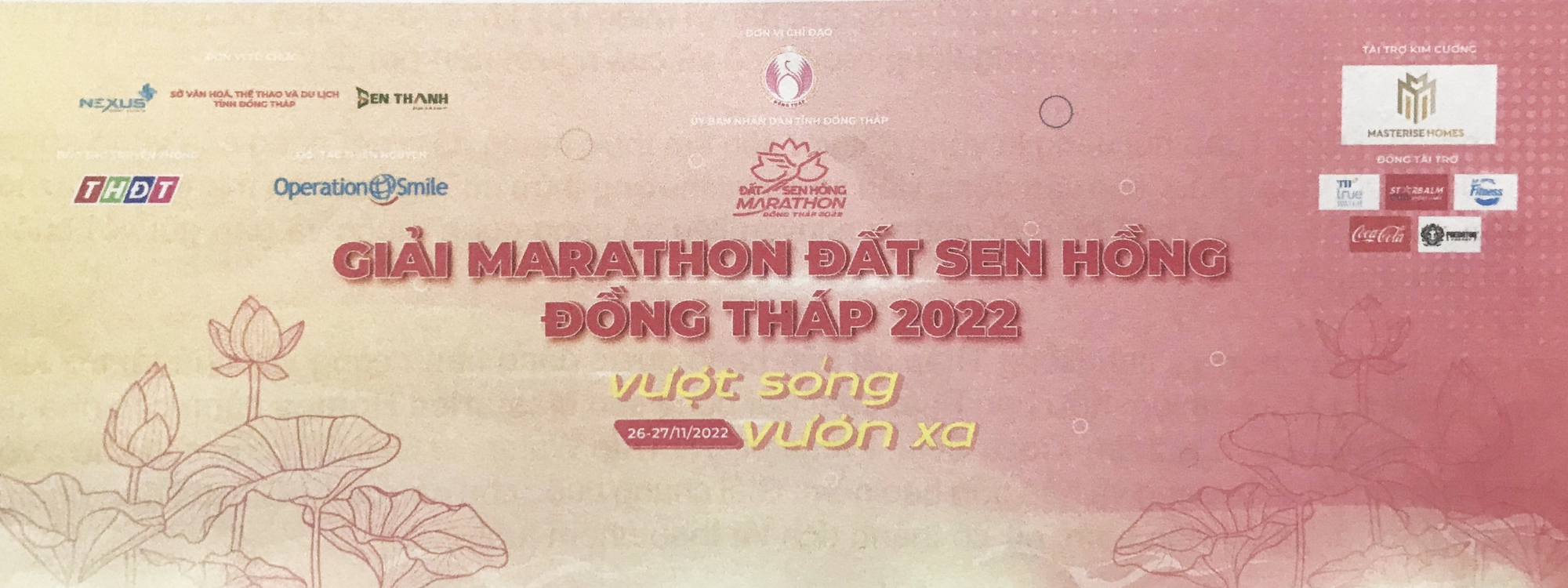 Chạy marathon trên đất sen hồng Đồng Tháp
