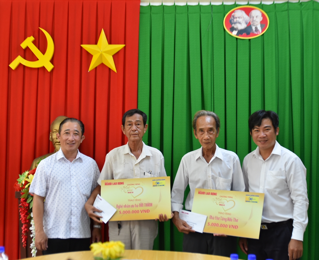 “Mai Vàng nhân ái” thăm 3 nghệ nhân, nhà thơ tại Trà Vinh - Ảnh 1.