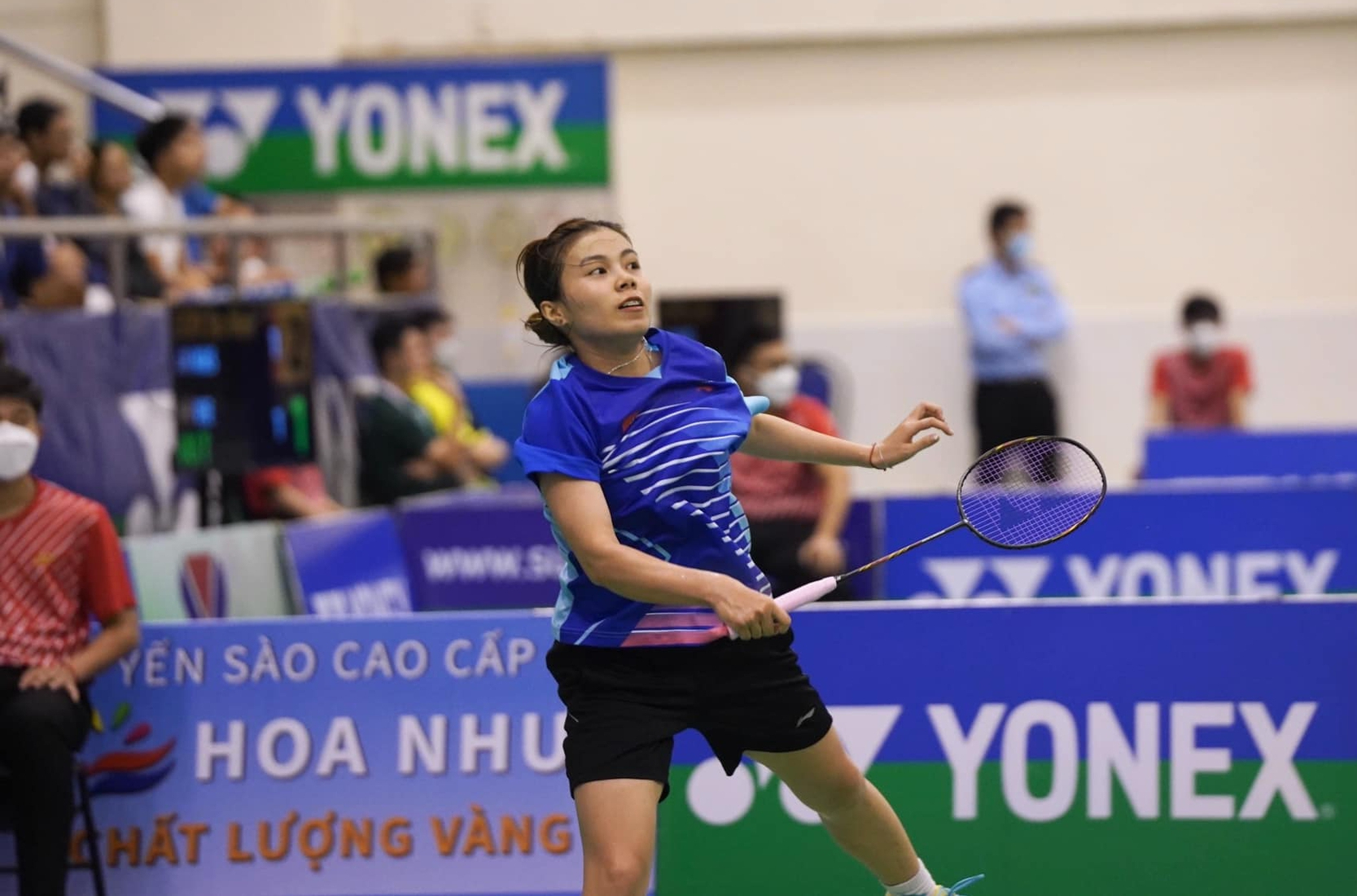 Hạ hạt giống số 1, Vũ Thị Trang cùng Thùy Linh vào bán kết Vietnam Open