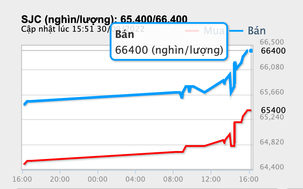 Gi&aacute; v&agrave;ng chiều 30-9: V&agrave;ng SJC, v&agrave;ng trang sức đồng loạt tăng, USD ng&acirc;n h&agrave;ng vượt 24.000 đồng - Ảnh 1.