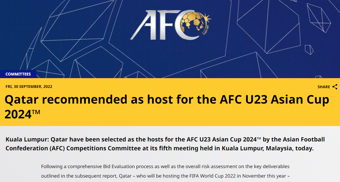 U23 Việt Nam rộng cửa được thi đấu tr&ecirc;n s&acirc;n tổ chức World Cup 2022 - Ảnh 1.
