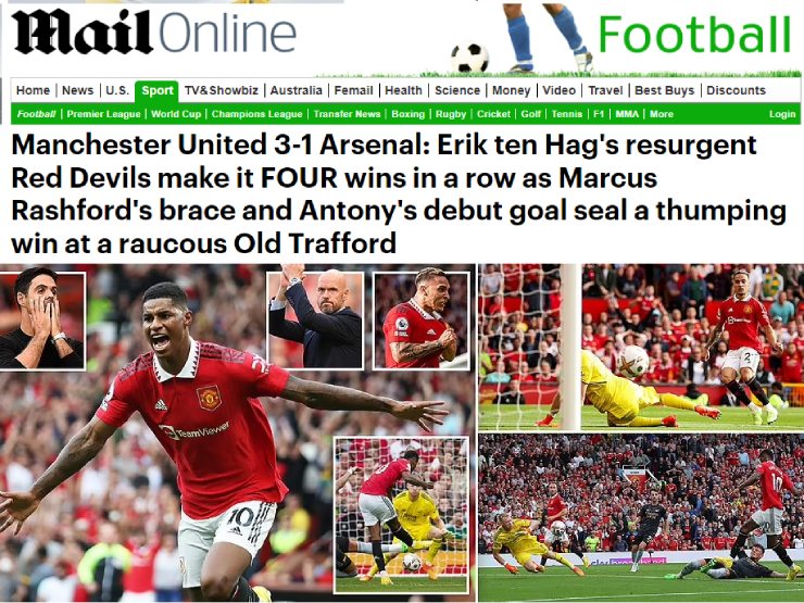 Báo chí Anh phát cuồng với màn hồi sinh của Man United - Ảnh 1.