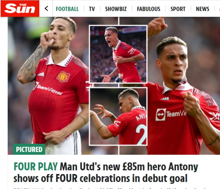 Báo chí Anh phát cuồng với màn hồi sinh của Man United
