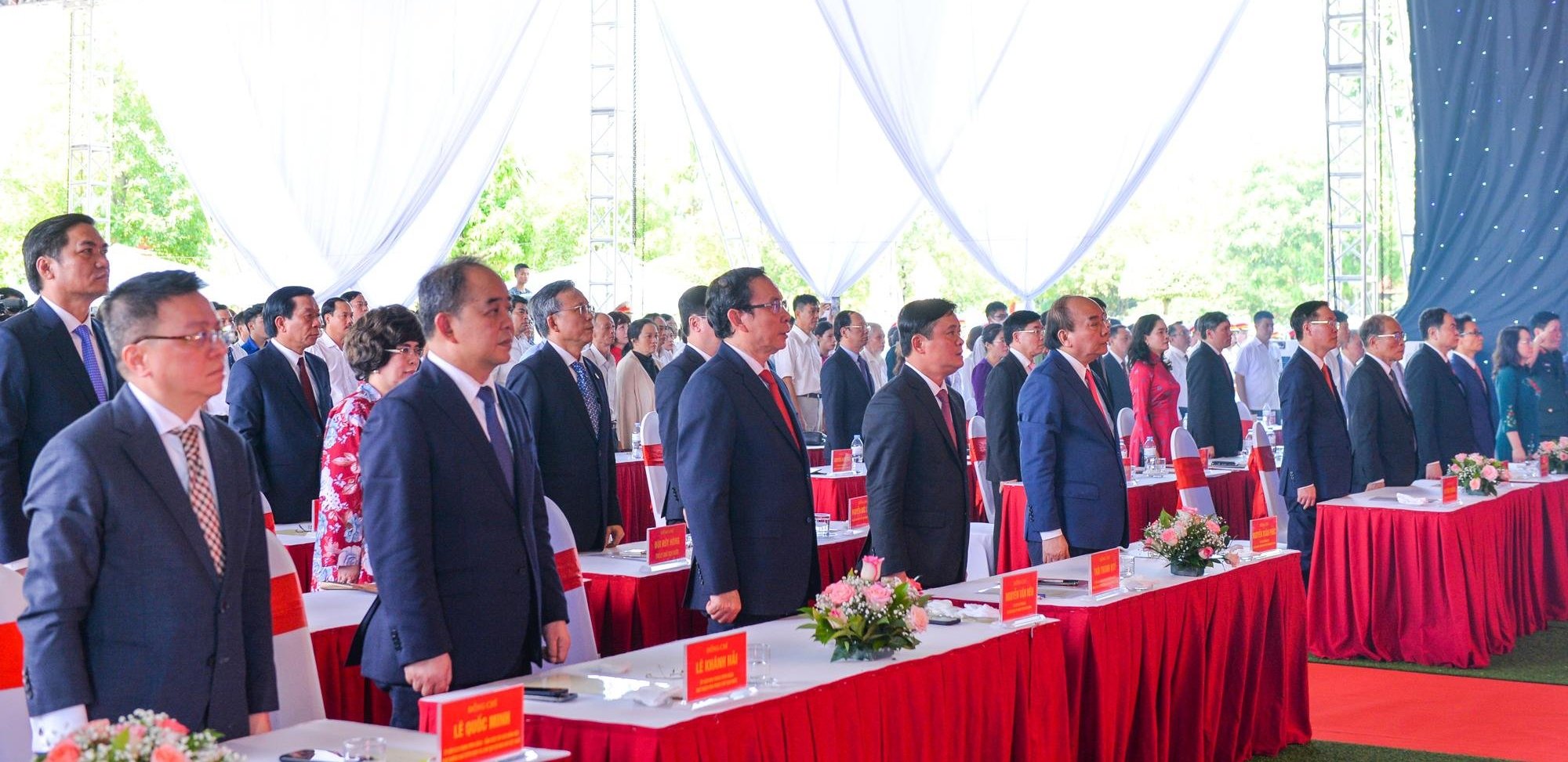 Chủ tịch nước dự Lễ kỷ niệm 120 năm Ng&agrave;y sinh Tổng B&iacute; thư L&ecirc; Hồng Phong - Ảnh 1.