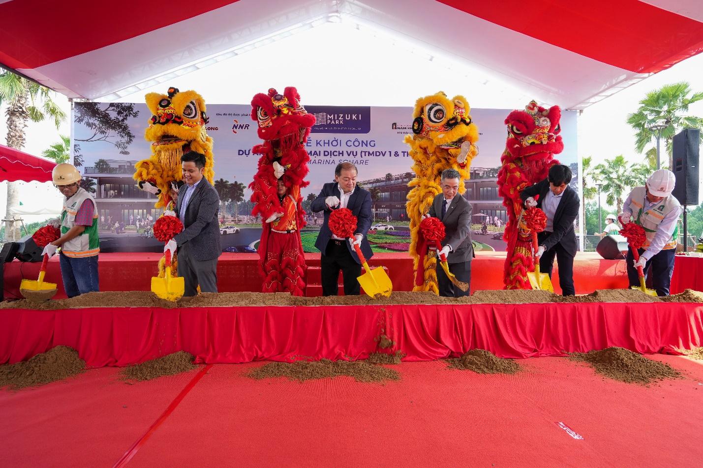 Khởi công xây dựng phố thương mại dịch vụ tại Mizuki Park