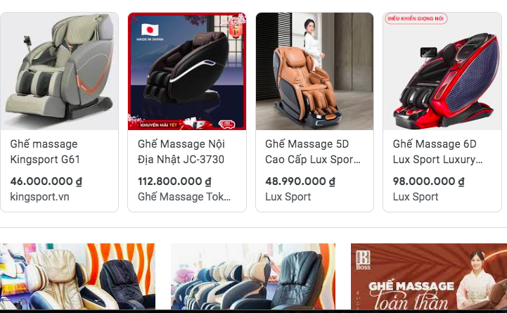 Ghế massage Trung Quốc loạn giá, Bộ Tài chính nói gì?