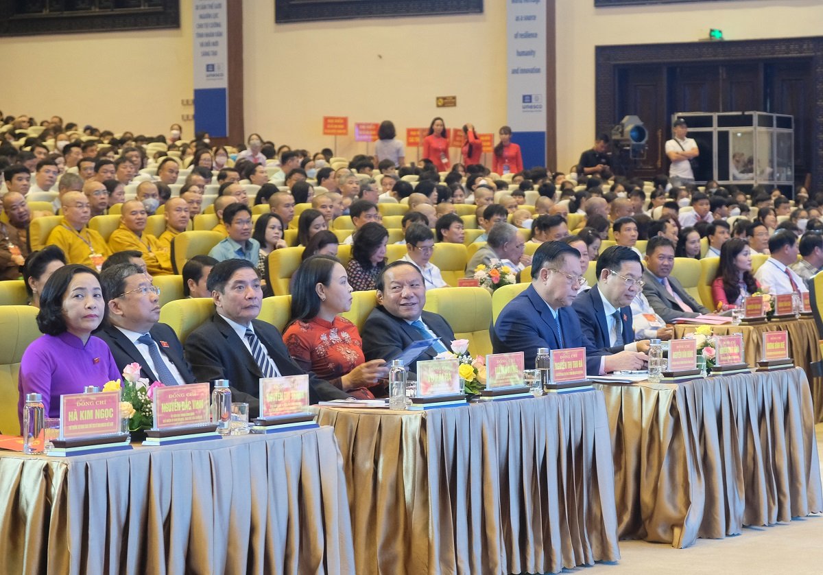 Chủ tịch Quốc hội Vương Đ&igrave;nh Huệ dự lễ kỷ niệm 50 năm C&ocirc;ng ước 1972 - Ảnh 2.