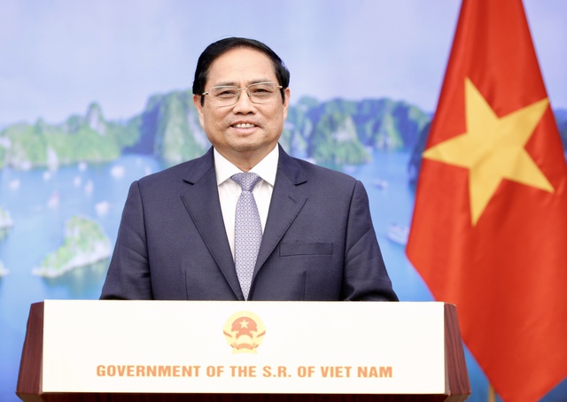 Thủ tướng phát biểu ghi hình tại Diễn đàn Kinh tế phương Đông diễn ra ở LB Nga