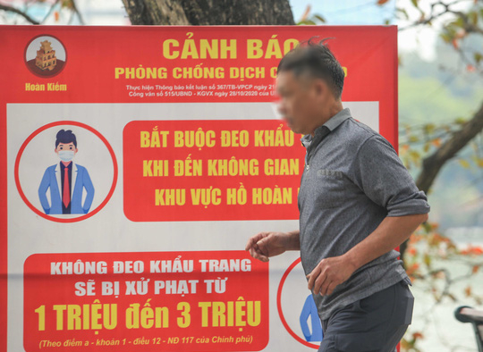 Phạt đến 3 triệu đồng nếu không đeo khẩu trang để phòng chống dịch
