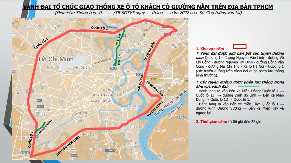 Kết quả ng&agrave;y đầu ti&ecirc;n cấm xe kh&aacute;ch giường nằm tại TP HCM - Ảnh 2.