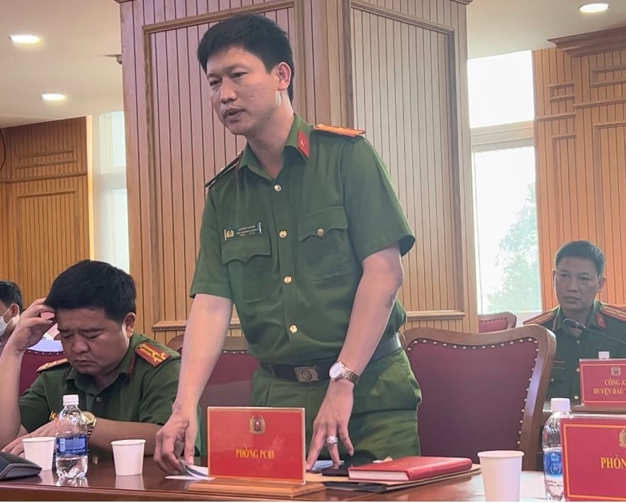 Công an Bình Dương thông tin liên quan đến trung tâm đăng kiểm 61-06D