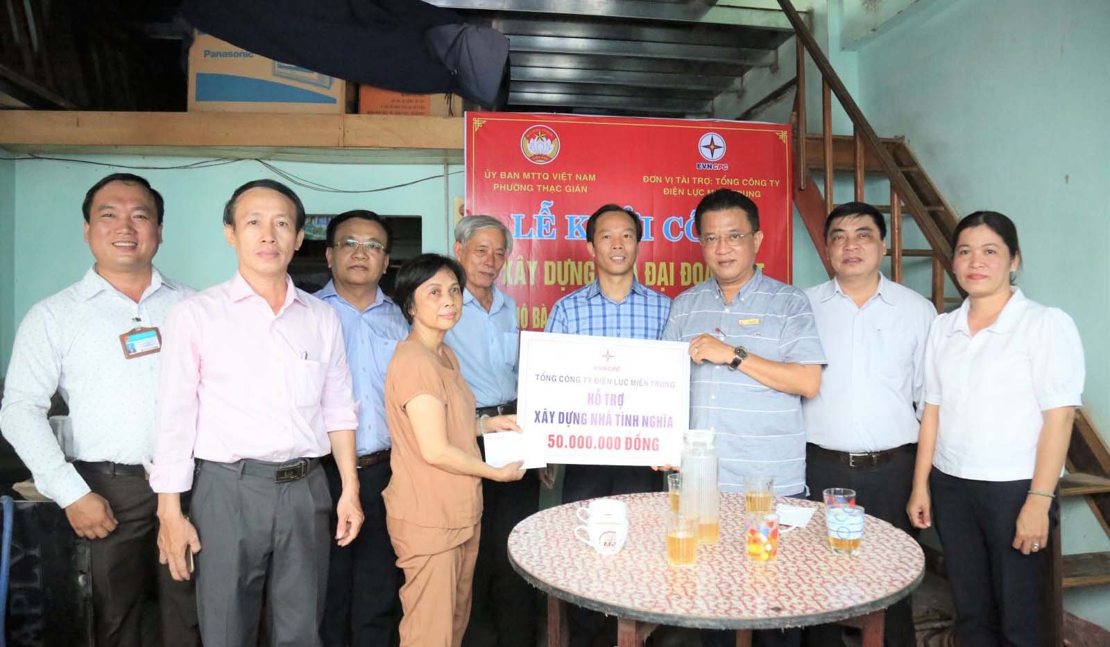 EVNCPC tiếp tục hỗ trợ xây dựng thêm 70 căn nhà tình nghĩa ở miền Trung – Tây Nguyên