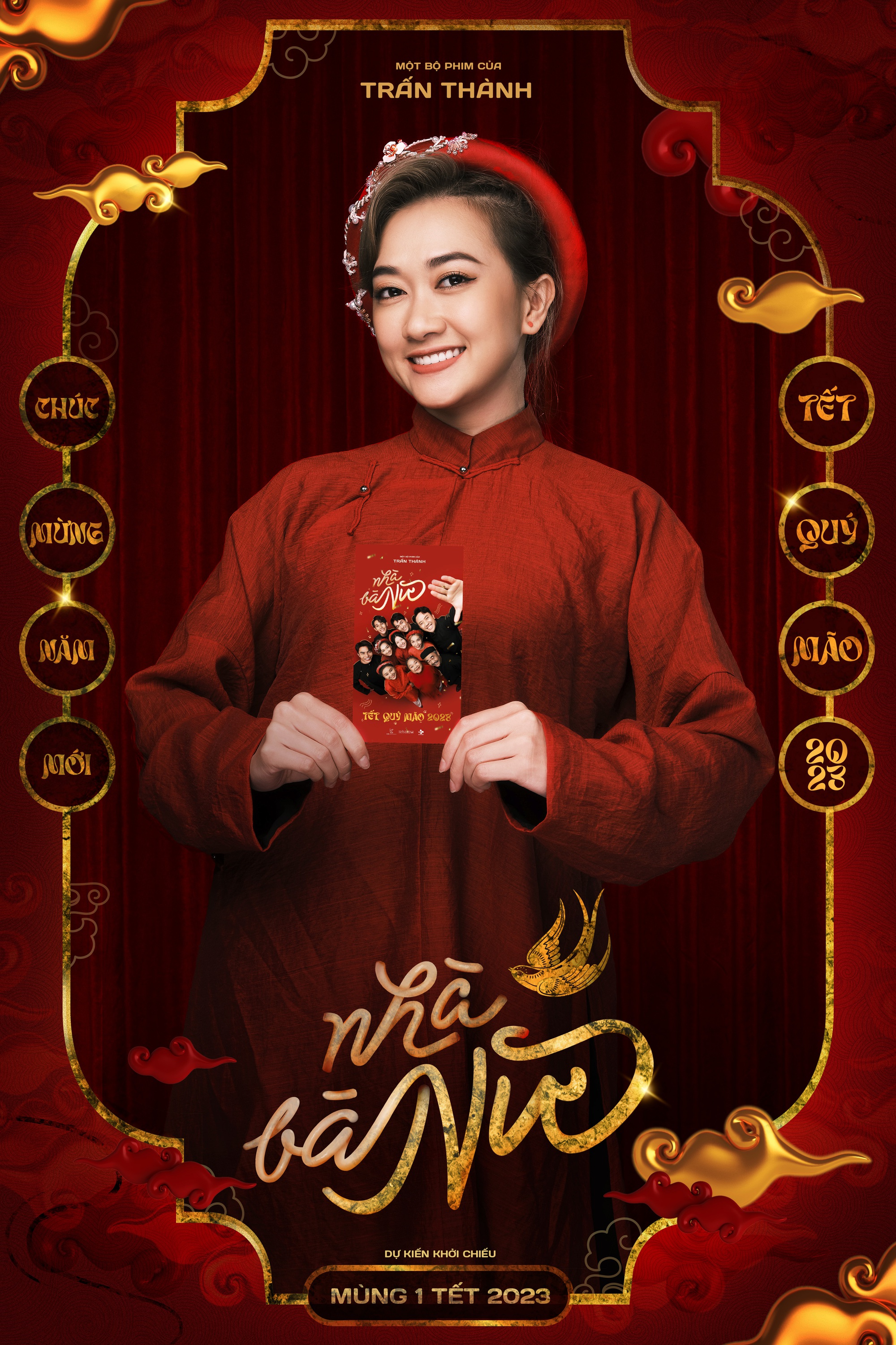 Dàn sao Việt rạng ngời với áo dài Tết - Ảnh 16.