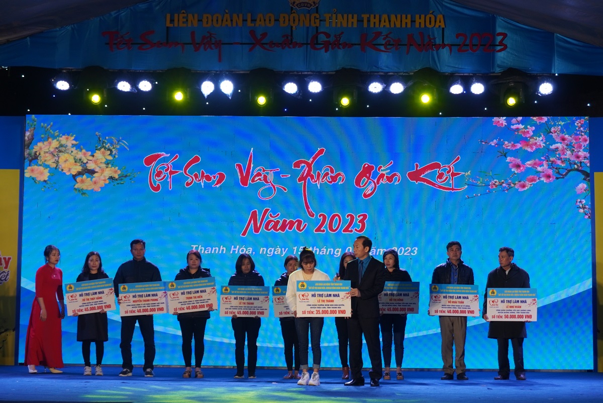 219 tỉ đồng chăm lo cho đoàn viên, người lao động Tết Quý Mão 2023