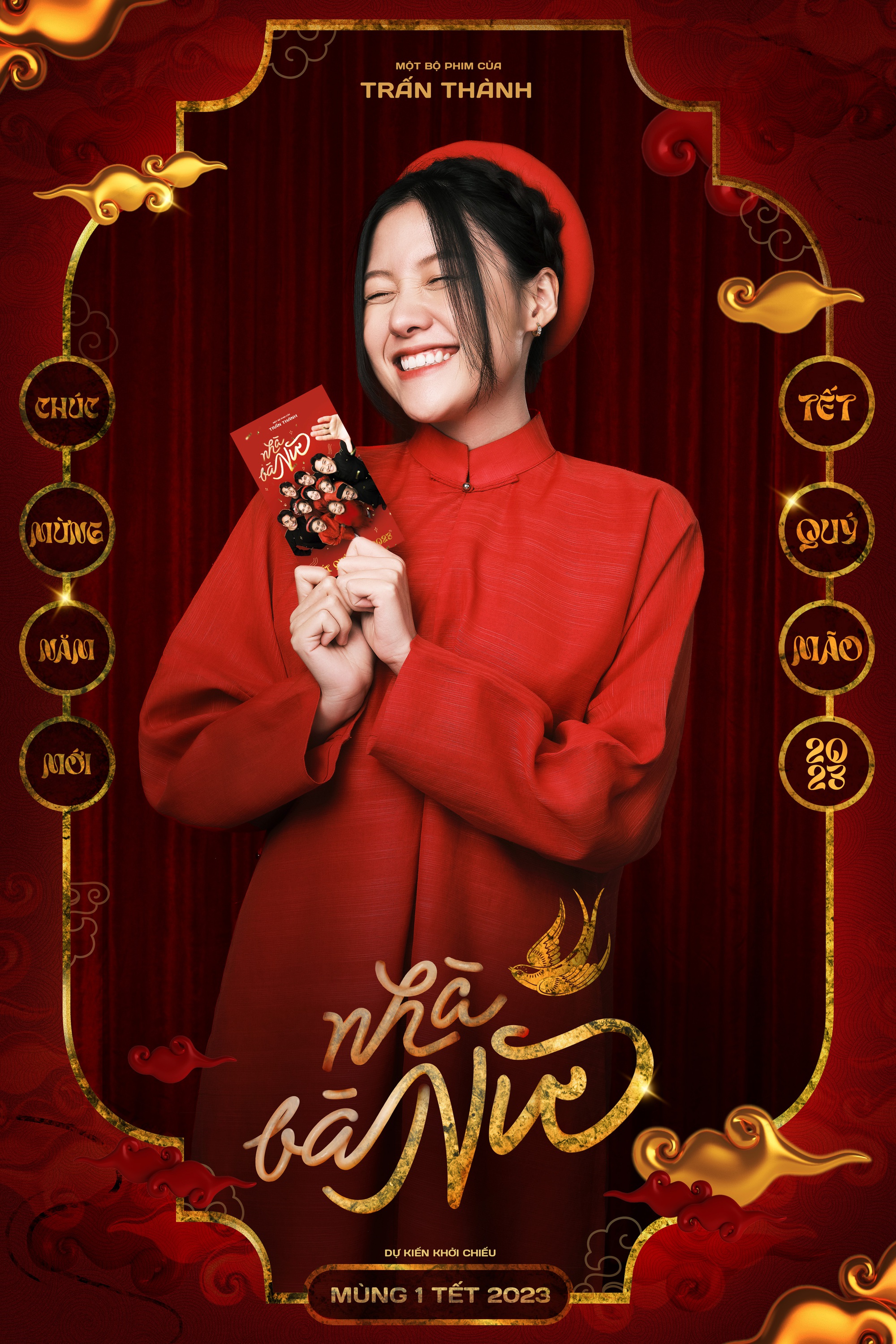 Dàn sao Việt rạng ngời với áo dài Tết - Ảnh 15.