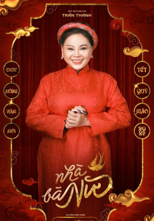 Dàn sao Việt rạng ngời với áo dài Tết - Ảnh 14.