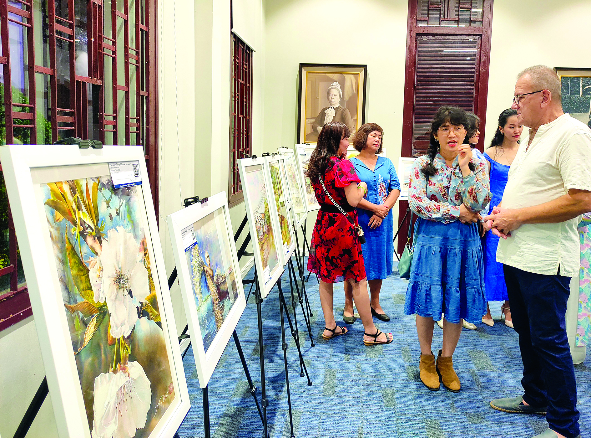 Họa sĩ Pháp phải lòng Việt Nam