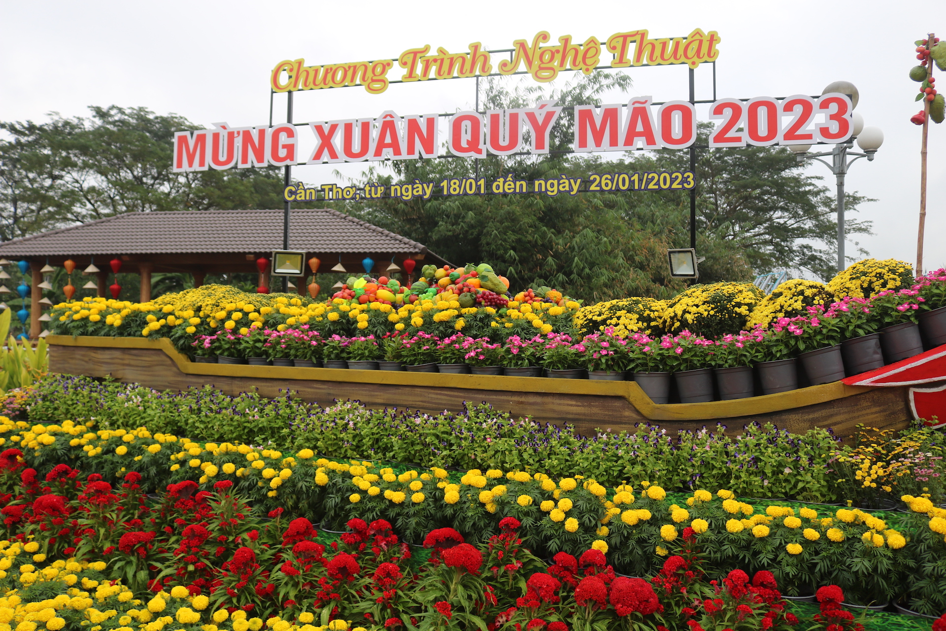 CLIP: Chi&ecirc;m ngưỡng Vườn hoa nghệ thuật tại Cần Thơ trước giờ khai mạc - Ảnh 16.