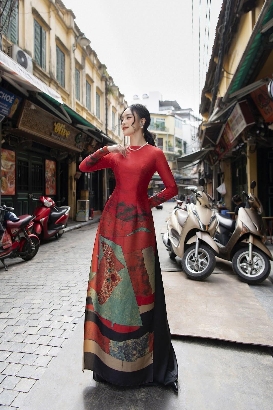 Áo dài du xuân - Ảnh 9.